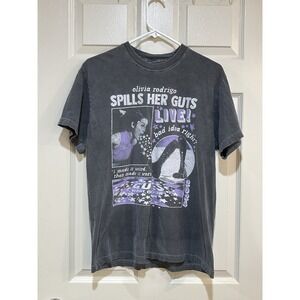 olivia rodrigo Spills Her Guts Live 2024 T Shirt Size M
